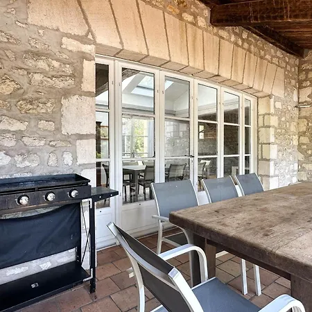 Charentaise Avec Piscine Pour 12 Dans Parc Residentiel - Fr-1-705-89 ヴィラ