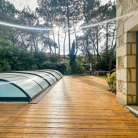 וילה Charentaise Avec Piscine Pour 12 Dans Parc Residentiel - Fr-1-705-89